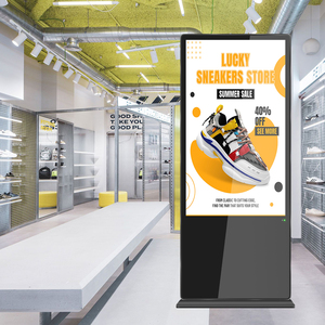 Free <b>Standing</b> 43 Inch Full HD Vertical Touch Screen Kiosk 4K Indoor Advertising Player Display Screen LCD Digital Signage - Product Image 1