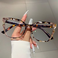 Gafas de lectura con filtro de luz azul y montura óptica de ojo de gato para mujer, diseño de moda, monturas de gafas de alta calidad al por mayor