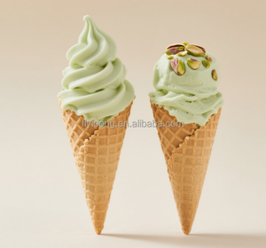 Cônes <span class=keywords><strong>à</strong></span> gaufres en vrac <span class=keywords><strong>à</strong></span> bas prix pour <span class=keywords><strong>la</strong></span> crème glacée <span class=keywords><strong>molle</strong></span> - Saveurs originales chocolat et charbon de bambou noir, utilisation DIY - Product Image 4