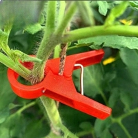 Pinces à suspendre pour plantes de jardin, concombres et tomates, pinces à vigne, pinces à fixer les légumes en serre, clips en plastique
