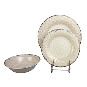 Yellow melamine unbreakable <span class=keywords><strong>restaurant</strong></span> dinnerware set - Product Image 4
