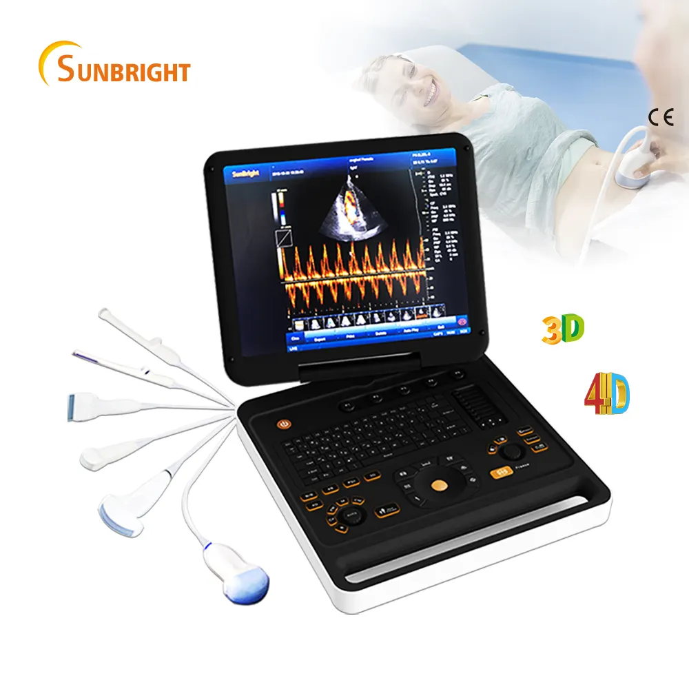 Machine à ultrasons Portable, doppler de couleur 3D 4D de haute qualité, à bas prix