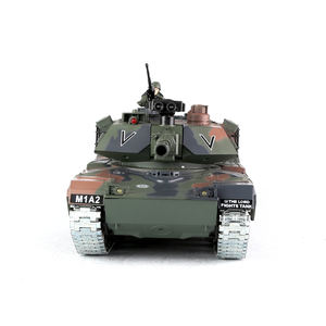 U.S. <span class=keywords><strong>M1A2</strong></span> <span class=keywords><strong>Abrams</strong></span> 1:18 escala Metal RC tanque modelo 60 minutos tiempo de juego batalla fuego bala y humo funciones tanque juguete Hobby baterías - Product Image 2