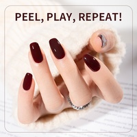 Vernis à ongles KUDAN 20Y à base d'eau, pelable, séchage rapide en 60s, brillant, longue tenue, CPNP HALAL ISO22716, vente en gros OEM