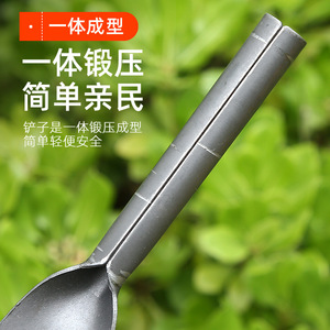 Willow Leaf Shaped Steel Garden Trowel Carbon Steel Ergonomic Handle For Digging Planting - Product Image 3