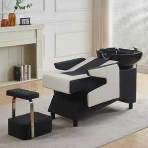 Wholesale Durable Modern Salon Shampoo <b>Bed</b> with Ceramic Basin for Hair Salons Barbershops & Beauty Centers - Product Image 2