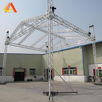 Structure de toit plat en aluminium portable pour scène de concert, stand d'exposition et décoration d'événements