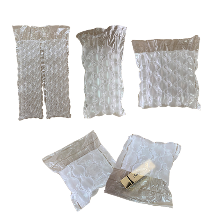 HDPE Transparent Packaging Material Air Cushion Film Inflatable Air Filled Bags Packaging Air Bubble Film Bags