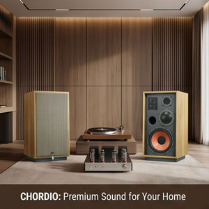 Altavoz <span class=keywords><strong>de</strong></span> Suelo CHORDIO HT-12 Premium Vintage Hi-Fi, Sonido Auténtico <span class=keywords><strong>de</strong></span> Sala <span class=keywords><strong>de</strong></span> <span class=keywords><strong>Conciertos</strong></span> - Product Image 4