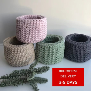 <span class=keywords><strong>Cesta</strong></span> <span class=keywords><strong>Redonda</strong></span> Decorativa <span class=keywords><strong>de</strong></span> <span class=keywords><strong>Ganchillo</strong></span> Personalizada, Organizador <span class=keywords><strong>de</strong></span> Cosméticos Tejido a Mano, <span class=keywords><strong>Cesta</strong></span> <span class=keywords><strong>de</strong></span> Escritorio para Tocador - Product Image 4
