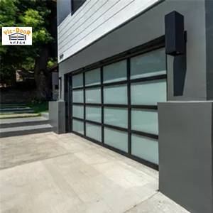 Puerta de Garaje de Vidrio Laminado de Doble Panel, Tintado, Opaco, Privacidad China, Vidrio Esmerilado, 16*7 16/7 con Vidrio Resistente a Impactos - Product Image 4