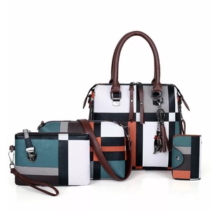 Sac à main en pu pour femmes, lot de <span class=keywords><strong>sacs</strong></span> colorés, fourre-tout à épaule, mode chinoise, - Product Image 3