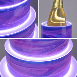 HOTEAM Espositore per Bottiglie LED in Acrilico Personalizzato, Supporto Luminoso per Champagne da Discoteca, Vetrina Illuminata, Vendita all'Ingrosso OEM - Product Image 3