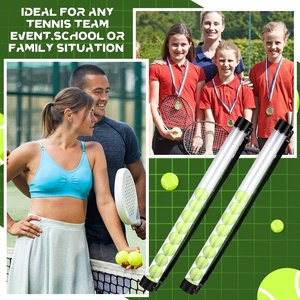 Tennis Ball Grabber Pelota DE TENIS Pick up Tube con correa para el hombro Ligero Tennis Ball Retriever Collector Tube Carrier - Product Image 4
