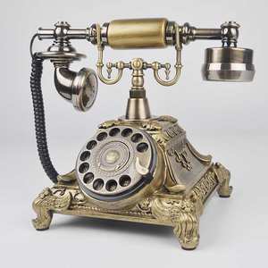 Teléfono europeo antiguo Grabación de información para fiesta de boda Libro de mensajes vintage Fiesta de cumpleaños Bendiciones de voz únicas - Product Image 4