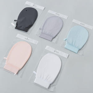 Gants en soie artificielle de sable fin 150D pour le bain, gant de nettoyage, gant de hammam, gant exfoliant pour le corps, gant de lavage pour éliminer le bronzage - Product Image 2