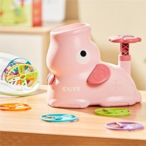 Sport all'aria aperta per bambini <span class=keywords><strong>Baby</strong></span> Elephant Flying Disc gioco con rete di filatura volante ufo disco di espulsione del piede Launcher gioco all'aperto - Product Image 6