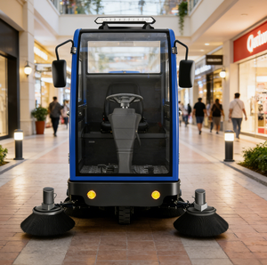Camion balayeuse routière AOMAN avec pompe - Système de nettoyage tout-en-un à conduite entièrement automatique pour balayage, aspiration et pulvérisation d'eau - Product Image 4