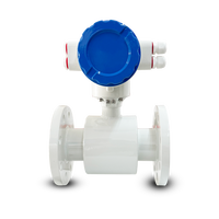Débitmètre électromagnétique numérique industriel de grande portée pour liquides, haute précision, DN50-DN400, pour conduites