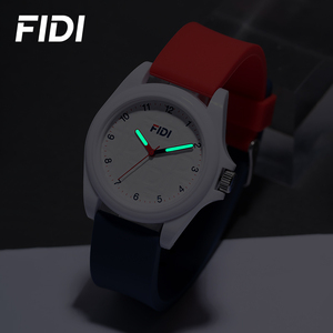 FIDI Multicolor Silicone Strap Quartz Watch Minimalist Casual 30M Waterproof Analog Wristwatch For Men Women Students Watch - Product Image 5