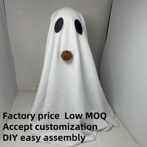 Fantasma aterrador Decoraciones de Halloween con luces de cadena Fiesta interior Cocina Chimenea Decoración para el regreso a la escuela y Navidad - Product Image 2