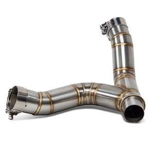 Desert X Exhaust Pipe for <strong>Ducati</strong> Monster 937/950 +/SP Desertx / <strong>Rally</strong> 2021-2025 Motorcycle Exhausts Adapter Tube Fit OEM Muffler - Product Image 4
