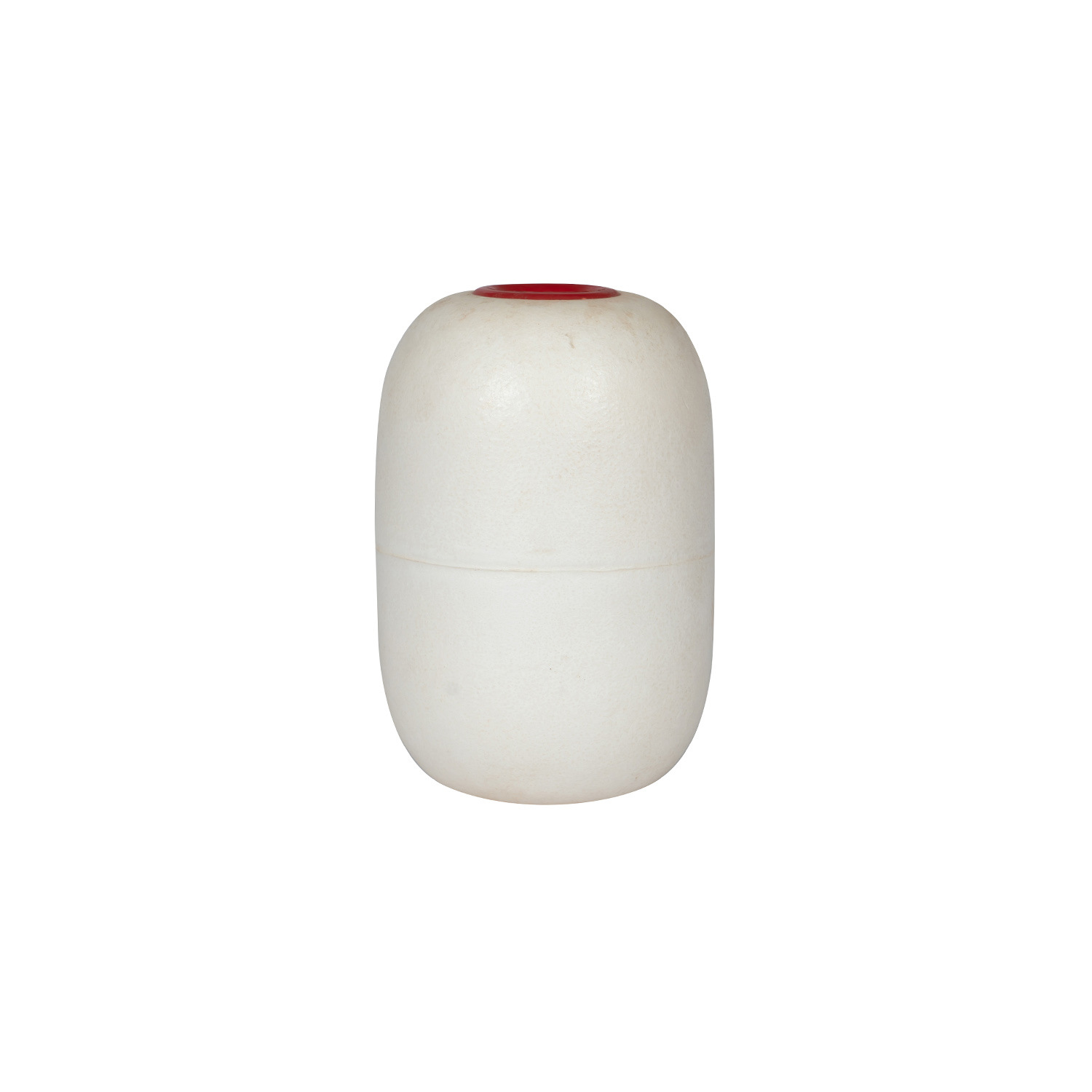 High quality PVC/EVA Foam Bullet White&Red Color Fishing Floats ball