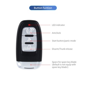 EASYGUARD EC003N-p3 PKE <b>Car</b> Alarm Proximity Entry <b>Push</b> Start Button Remote Engine Start Starter DC12V - Product Image 1