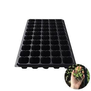 Square tray for planting garden tools supplier plastic tray for greenhouse vegetables nursery