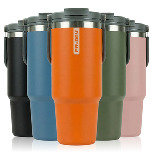 แก้วน้ำสแตนเลส 304 ขนาด 30 ออนซ์ 40 ออนซ์ ออกแบบโลโก้ได้ตามต้องการ ฝาปิดกันรั่ว เป็นมิตรกับสิ่งแวดล้อม เก็บอุณหภูมิได้นาน 6-12 ชั่วโมง - Product Image 2