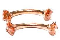 Gaby 16G ASTM F136 Anneaux de <span class=keywords><strong>Labret</strong></span> pour Sourcils à Filetage Interne, Bijoux de <span class=keywords><strong>Piercing</strong></span> en Titane de Luxe, Tendance TikTok - Product Image 5
