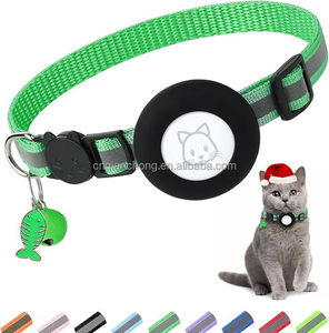 Collares Reflectantes para Mascotas, Duraderos, Multicolores, Ajustables, de Entrenamiento Táctico, para Gatos, con Patrón Sólido, Impermeables, Acolchados, con Campana - Product Image 3