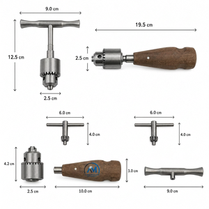 Al Mida Healthcare Manual Bone <b>Drill</b> Handle Set Surgical Orthopedic Instrument Stainless Steel Reusable <b>Hand</b> Tool CE Certified - Product Image 5