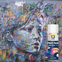 GORVIA P401C 400ml Peinture acrylique en aérosol multi-usages de haute qualité pour voiture, effet chrome