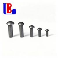 Rivets à tête ronde, attaches métalliques, diamètre, longueur et traitement de surface sur mesure, fabricant de rivets sur mesure en Chine