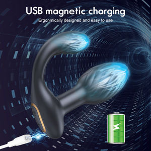 Nieuwe Anale <span class=keywords><strong>Plug</strong></span> Prostaatmassager Seksspeeltje Afstandsbediening G-Spot Tikken Trillingen Billen Mannelijke En Vrouwelijke Seksspeeltjes - Product Image 6