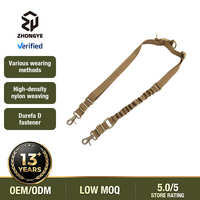 Sangle de coussinage élastique réglable à double point, robuste, pour équipement extérieur, sangle tactique à deux points