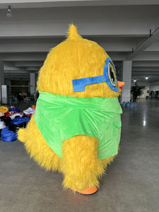 CE Unisex Inflable Felpa Personaje Adulto <span class=keywords><strong>Dibujos</strong></span> <span class=keywords><strong>Animados</strong></span> <span class=keywords><strong>Pollo</strong></span> Gordo Gallo Mascota Disfraces <span class=keywords><strong>Gafas</strong></span> para Promociones Carnavales Fiestas - Product Image 4