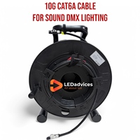 Câble Ethernet CAT6A S/FTP 10G de 100 m pour affichage LED, systèmes AV et de contrôle |   Faible latence, signal fiable, Ethernet haute vitesse