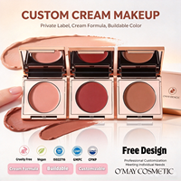 Palette de correcteurs crème mono-teinte longue tenue, végétaliens, sans cruauté, résistants à l'eau, pour le visage, cosmétiques en marque blanche