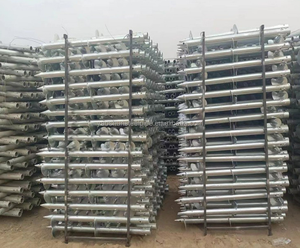 Angels <span class=keywords><strong>GS105</strong></span> Prix extrêmement bas 76*1200mm Vis de terre en acier galvanisé Pieux hélicoïdaux pour fondations solaires - Product Image 6