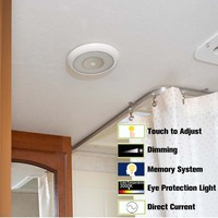 Lumière de courtoisie marine LED étanche en aluminium, lumière intérieure de bateau, lumière de cabine de bateau, lumière de plafond de caravane
