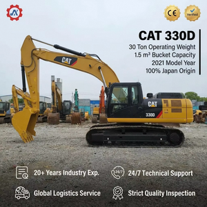 Excavadora Hidráulica Usada de Bajo Uso Horario Caterpillar 330D de 30 Toneladas, Excavadora de Orugas Cat 330D en Venta - Product Image 2