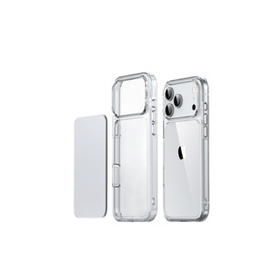 Tinh thể rõ ràng trường hợp điện thoại bền 2 trong 1 TPU PC trường hợp khó khăn chống sốc phụ kiện di động biểu tượng tùy chỉnh điện thoại bìa cho <span class=keywords><strong>Iphone</strong></span> 17 - Product Image 4