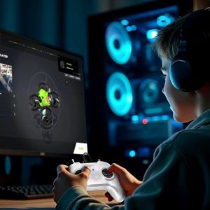 Contrôleur de <span class=keywords><strong>simulateur</strong></span> STARDRONE FPV avec prise USB 8 canaux <span class=keywords><strong>Drone</strong></span> Games Training Remote FXB - Product Image 6