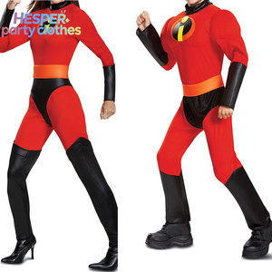 HESPER Unisex Animated Cosplay Cartoon <b>Costume</b> Jumpsuit With Mask Casual Adult Halloween Bodysuit for Movie Characters Christmas - Product Image 1