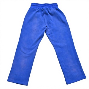 Men Custom Logo Fleece <b>Trousers</b> Embroidered <b>Winter</b> <b>Warm</b> Jogger Sweatpants - Product Image 2