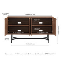 Meuble de salle à manger moderne Buffet en bois pour la cuisine, le salon, la chambre à coucher ou l'hôtel