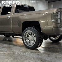 Jantes forgées 22x14 24x12 22x12 6x139.7 6x5.5 Jantes forgées pour camion à jante profonde SRW pour Chevrolet Silverado 1500 pour GMC Sierra 1500