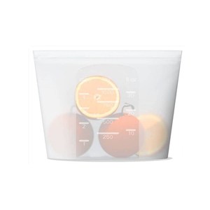Reusable Silicon Food Bags <strong>Microwaveable</strong> Freezer Silicone Food <strong>Storage</strong> Zip Bag Leak Proof Stand up Pouch Bag for Food <strong>Storage</strong> - Product Image 6